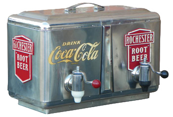 Dual Fountain Coca Cola Soda Dispenser Antique Advertising Value