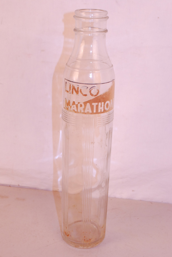 Vintage Marathon Oil 8oz Measuring Cup Advertising